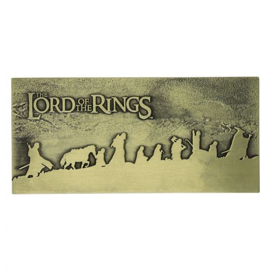 Lord of the Rings The Fellowship Plaque Limited Edition - Kliknutím na obrázek zavřete