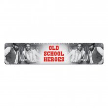 Bud Spencer & Terence Hill kovová tabulka Old School Heroes 46 x
