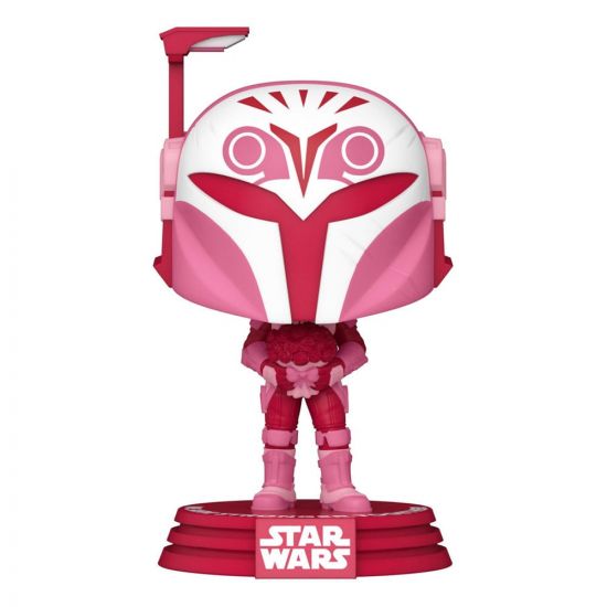 Star Wars Valentines POP! Star Wars Vinylová Figurka Bo Katan 9 - Kliknutím na obrázek zavřete