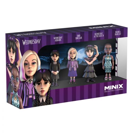 Wednesday Minix Figures 4-Pack 7 cm - Kliknutím na obrázek zavřete