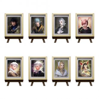 Final Fantasy XIV Framed Portrait magnety Vol. 1 Display (8)