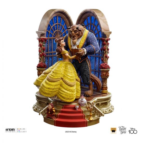 Disney Art Scale Deluxe Socha 1/10 Kráska a Zvíře 29 cm - Kliknutím na obrázek zavřete