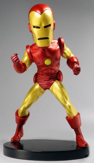 Marvel Classic Extreme Head Knocker Bobble-Head Iron Man 20 cm - Kliknutím na obrázek zavřete