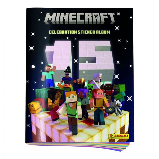 Minecraft Sticker Collection Album 15th Anniversary Celebration - Kliknutím na obrázek zavřete