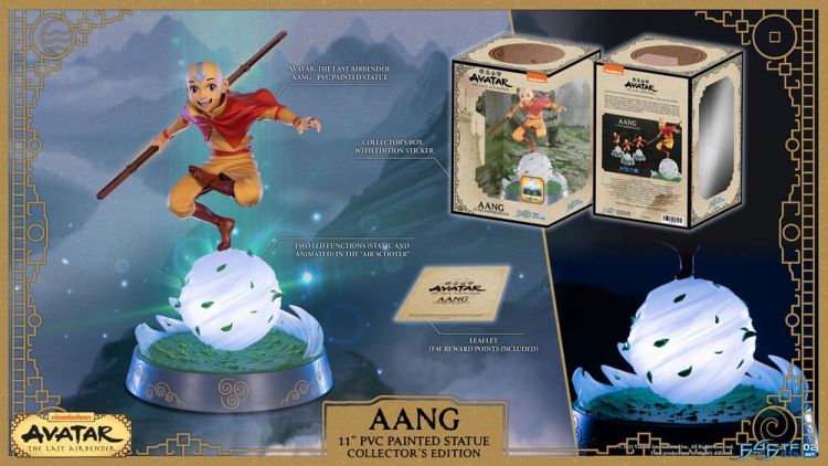 Avatar: The Last Airbender PVC Socha Aang Collector's Edition 2 - Kliknutím na obrázek zavřete