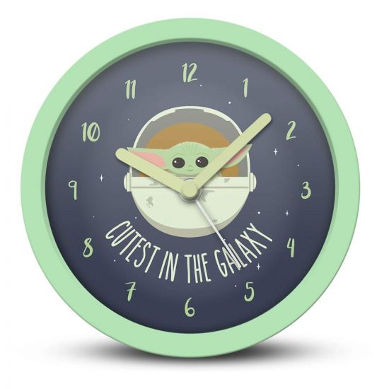 Star Wars: The Mandalorian Desk Clock Cutest in the Galaxy - Kliknutím na obrázek zavřete