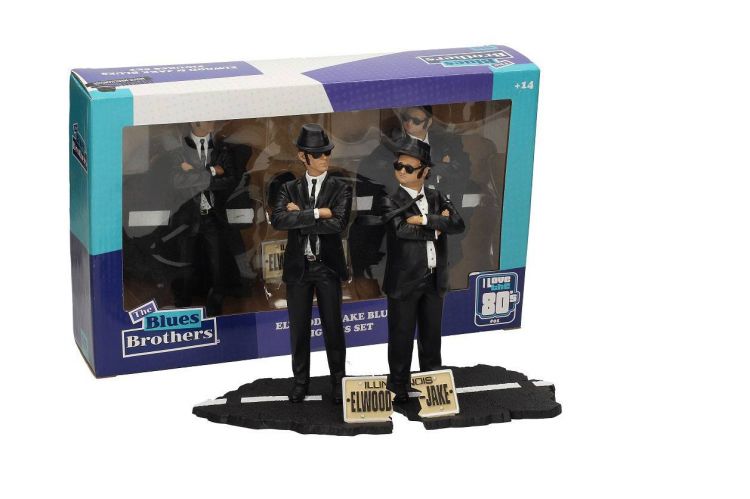 Blues Brothers Movie Icons Socha 2-Pack Jake & Elwood 18 cm - Kliknutím na obrázek zavřete