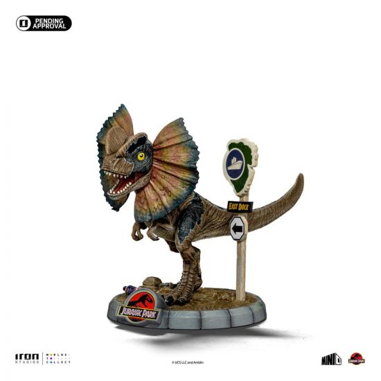 Jurassic Park Mini Co. PVC Dilophosaurus 12 cm - Kliknutím na obrázek zavřete