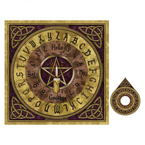 Ouija Pentagram, spirituální deska 36 cm - Kliknutím na obrázek zavřete