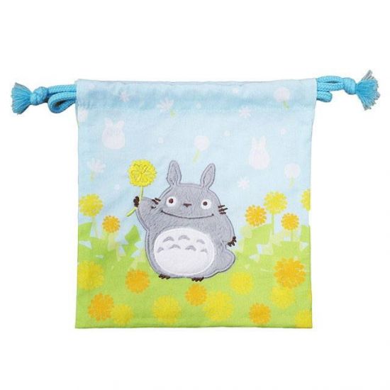 My Neighbor Totoro Laundry Storage Bag Totoro with Flowers 20 x - Kliknutím na obrázek zavřete