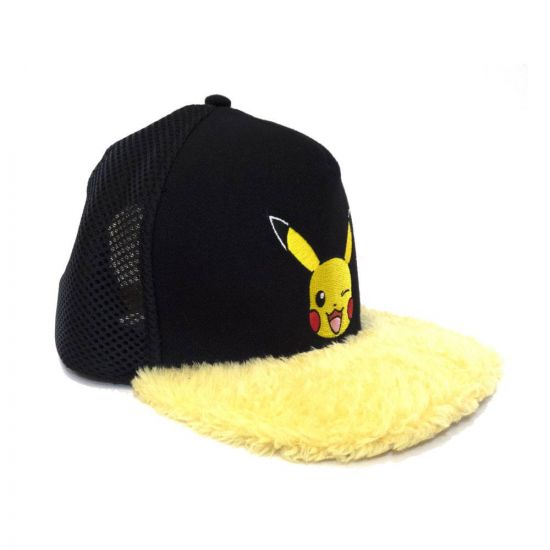 Pokémon Curved Bill Cap Pikachu Wink - Kliknutím na obrázek zavřete