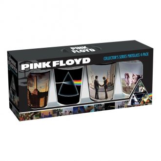 Pink Floyd: Album Covers 16 oz Glass 4 Pack Pint Glasses