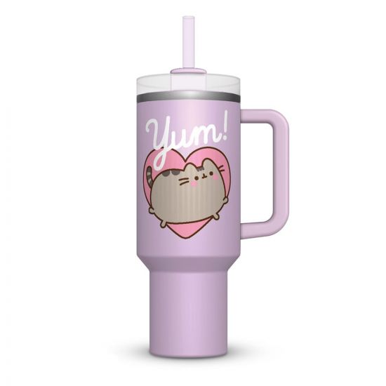 Pusheen Stainless Steel tumbler 1130 ml - Kliknutím na obrázek zavřete