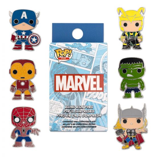 Marvel Loungefly POP! Enamel Pins Group 3 cm prodej v sadě (12) - Kliknutím na obrázek zavřete