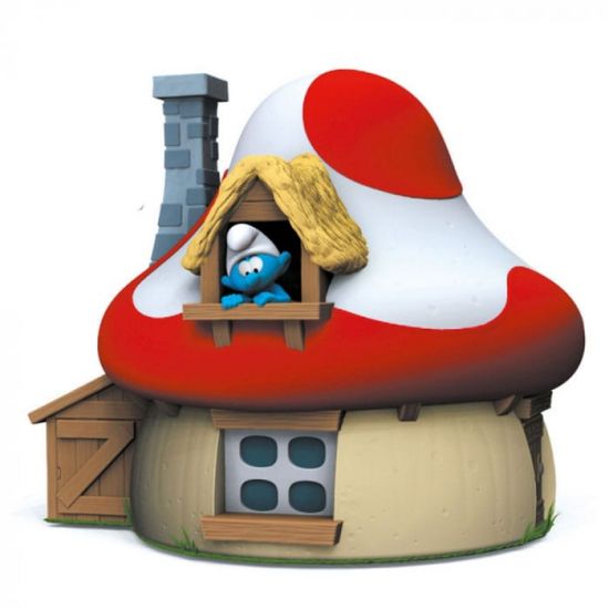 The Smurfs pokladnička Mushroom House - Kliknutím na obrázek zavřete