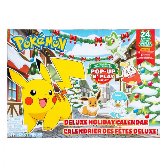 Pokémon Battle Figures Deluxe adventní kalendář Holiday 2024 *Ve - Kliknutím na obrázek zavřete