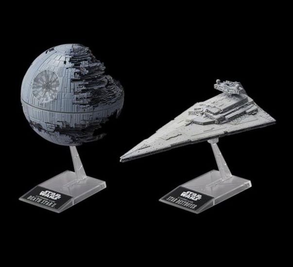 Star Wars Model Kit Death Star II & Imperial Star Destroyer - Kliknutím na obrázek zavřete