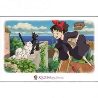 Kiki's Delivery Service skládací puzzle Kiki and the cats (1000