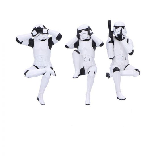 Stormtrooper Figures Three Wise Sitting Stormtroopers 11 cm - Kliknutím na obrázek zavřete