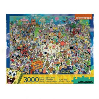 SpongeBob skládací puzzle Bikini Bottom (3000 pieces)