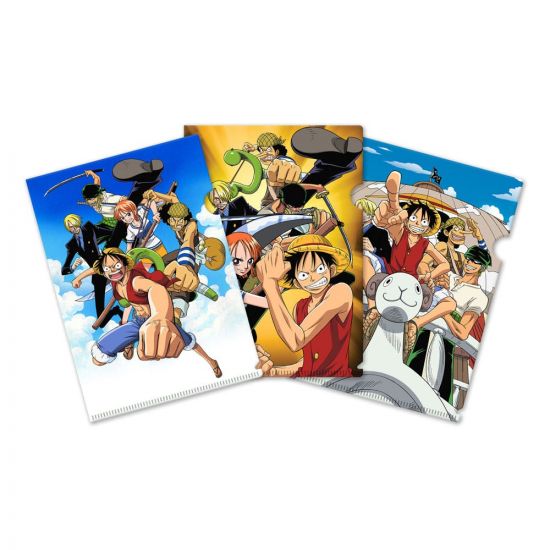 One Piece Clearfile 3-Set Classic Adventures - Kliknutím na obrázek zavřete