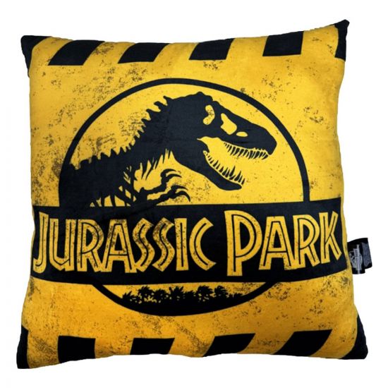 Jurassic Park Polštář Caution Logo 45 cm - Kliknutím na obrázek zavřete