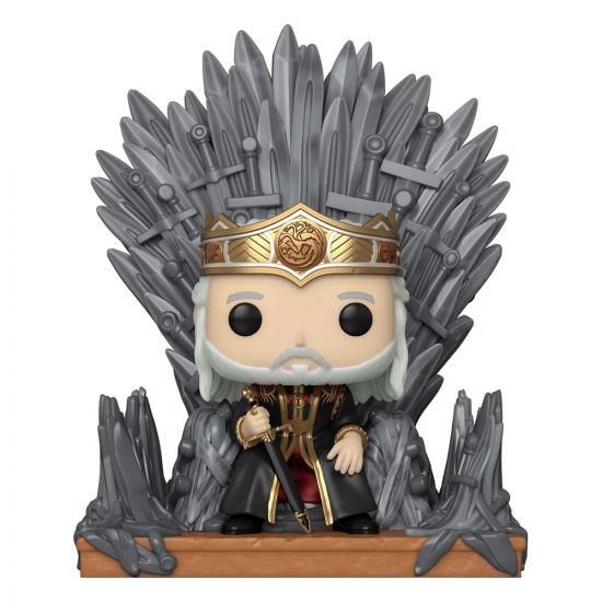 House of the Dragon POP! Deluxe Vinylová Figurka Viserys on Thro - Kliknutím na obrázek zavřete