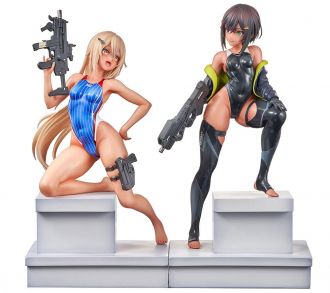 Arms Note Socha 1/7 Swim Team Bucho-chan and Kohai-chan 22 cm