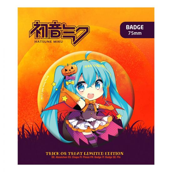 Hatsune Miku Odznak Halloween Limited Edition Hatsune Miku - Kliknutím na obrázek zavřete