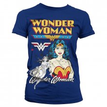 Wonder Woman ladies t-shirt Posing blue