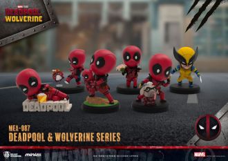 Deadpool 3 Deadpool & Wolverine Series Mini Egg Attack Figures S