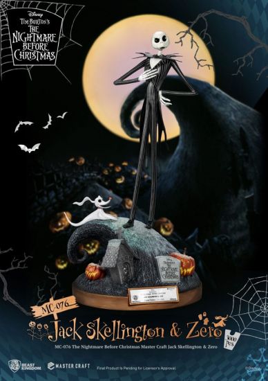 Nightmare before Christmas Master Craft Socha Jack Skellington - Kliknutím na obrázek zavřete