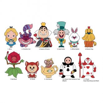 Alice In Wonderland 3D PVC Bag Clips Series 2 Display (24)