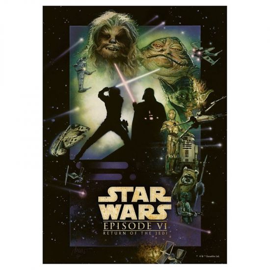 Star Wars kovový plakát Return Of The Jedi 32 x 45 cm - Kliknutím na obrázek zavřete