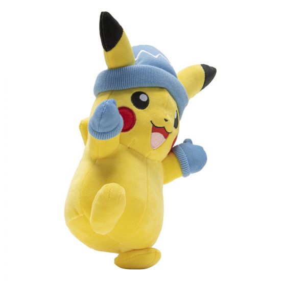 Pokémon Plyšák Pikachu with Winter Hat and Mittens 20 cm - Kliknutím na obrázek zavřete