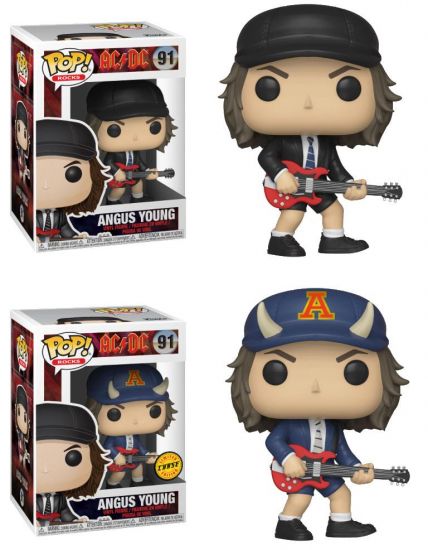 AC/DC POP! Rocks Vinyl Figures Angus Young 9 cm prodej v sadě (6 - Kliknutím na obrázek zavřete