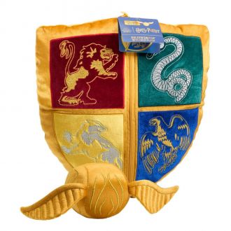 Harry Potter polštářek with Plyšák Famfrpál Crest & Golden