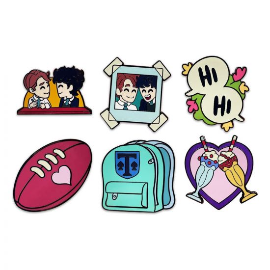 Heartstopper Enamel Pins Set 3 cm (6) - Kliknutím na obrázek zavřete