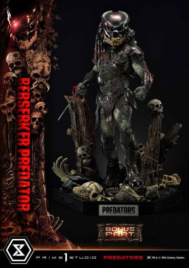 Predators Socha Berserker Predator Deluxe Bonus Version 100 cm - Kliknutím na obrázek zavřete