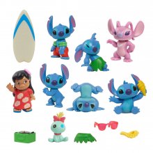 Lilo & Stitch mini figurka 8-Pack Stitch Deluxe Figure Set 7 cm