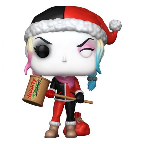 DC Comics POP! Heroes Vinyl Holiday '24- Harley 9 cm - Kliknutím na obrázek zavřete