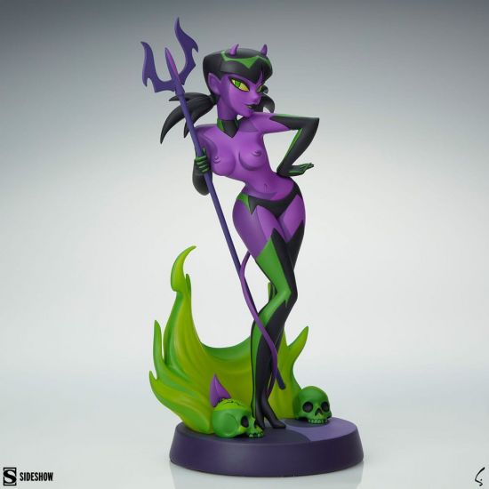 Original Artist Series Socha Devil Girl (Purple and Green Varia - Kliknutím na obrázek zavřete