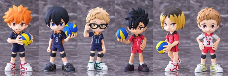 Haikyu!! Anime Series mini figurky 9 cm Display (6) - Kliknutím na obrázek zavřete