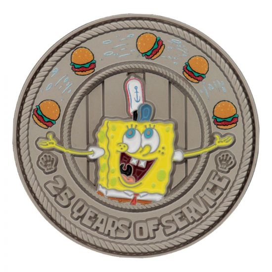 SpongeBob sběratelská mince 25th Anniversary Limited Edition - Kliknutím na obrázek zavřete