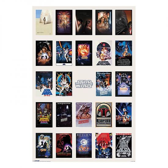 Plakát Star Wars One Sheet Collage 61 x 91 cm - Kliknutím na obrázek zavřete