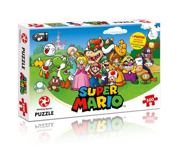 Super Mario skládací puzzle Mario & Friends - Kliknutím na obrázek zavřete