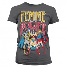 DC Comics ladies t-shirt Femme Power Grey