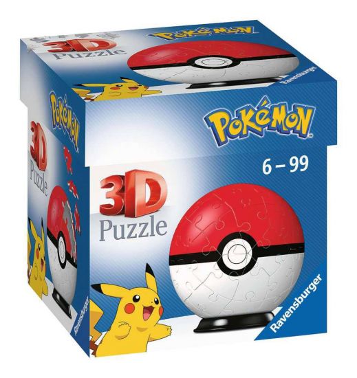 Pokémon 3D Puzzle Pokéballs: Classic (54 pieces) - Kliknutím na obrázek zavřete