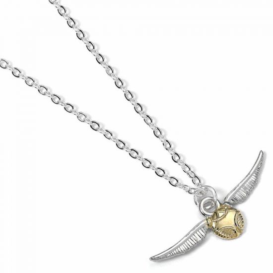 Harry Potter Pendant & náhrdelník The Golden Snitch (silver plat - Kliknutím na obrázek zavřete