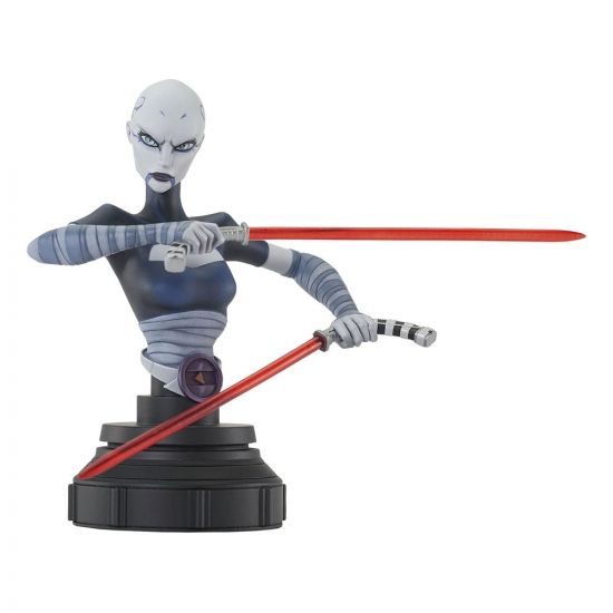 Star Wars: The Clone Wars Bust 1/7 Asajj Ventress 14 cm - Kliknutím na obrázek zavřete